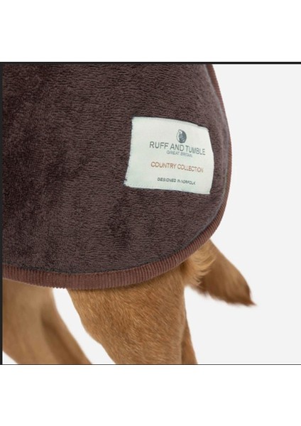 Köpek Bornozu The Country Collection Mud