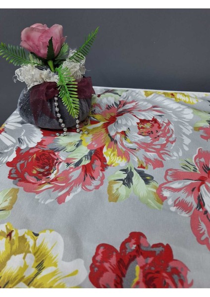 Renkli Desenli Duck Kumaş Çamaşır ve Kurutma Makinesi Örtüsü 120X60CM