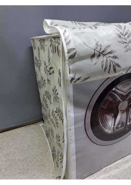 Fermuarlı Çamaşır ve Kurutma Makinesi Örtüsü
