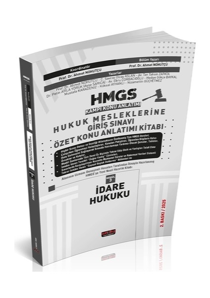 Hmgs Özet Konu Anlatımı Idare Hukuku Mart 2025