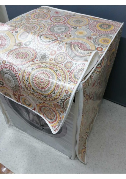 Kumaş Dokulu Pvc Kaplı Su Geçirmez Çamaşır Makınesı Kurutma Makınesı Örtüsü