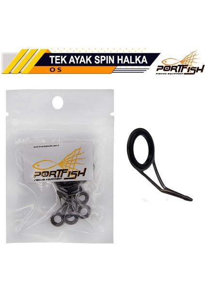 Paslanmaz Tek Ayak Spin Halka Seti 16 mm