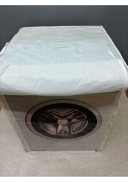 Fermuarlı Çamaşır ve Kurutma Makinesi Örtüsü