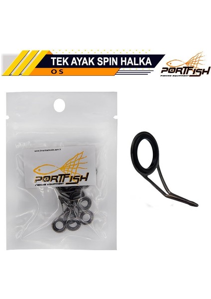Paslanmaz Tek Ayak Spin Halka Seti 30 mm