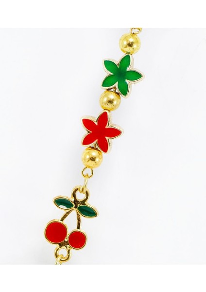 Küçük Lotus Çiçekli Kiraz Metal Ayetel Kürsi Araba Dikiz Ayna Süsü, Gold Renkli fırsatları