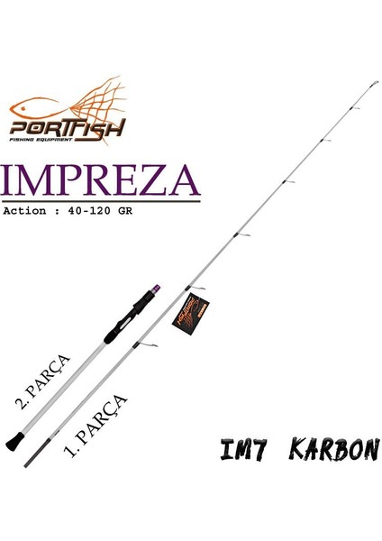 Impreza Jig Kamış 200 cm (Yedek Parça)
