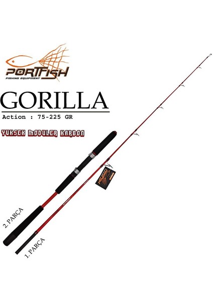 Gorilla Jig Kamış 180 cm (Yedek Parça)