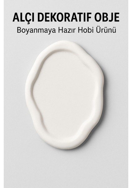 10’lu Alçı Dekoratif Obje Seti – Boyanmaya Hazır Hobi Ürünü