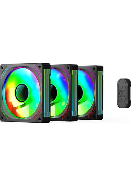 Glacia 120 Infinity Argb 4`lü Fan Seti + Hub Kit fiyatları