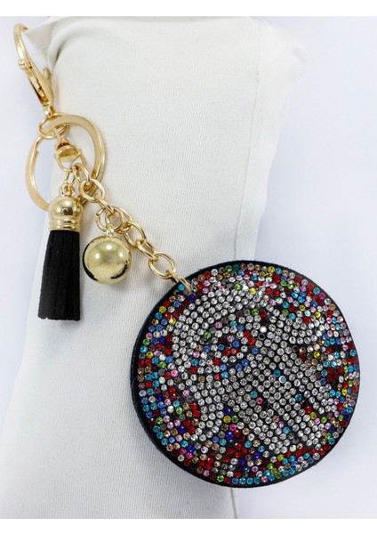 Renkli Hamse Fatma Ana Eli Nazar Boncuğu Anahtarlık / Araba Dikiz Ayna Süsü Lüks Hediyelik Aksesuar