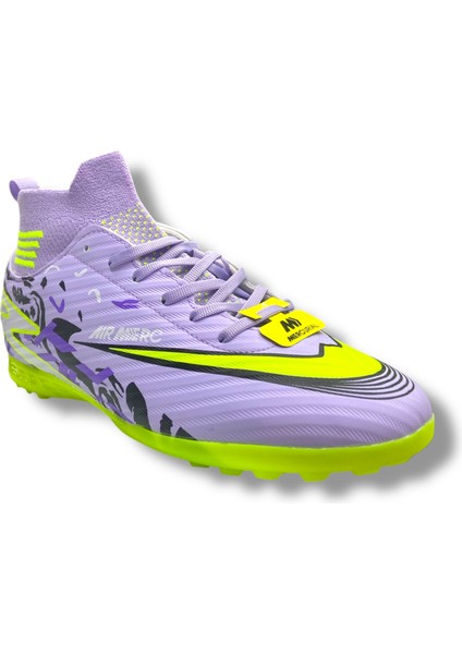 Çoraplı Halısaha Ayakkabı Lila Sarı Desenli fiyatları