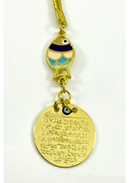 Renkli Mineli Balık Metal Ayetel Kürsi Araba Dikiz Ayna Süsü, Yeni Araba Hediyesi fiyatları