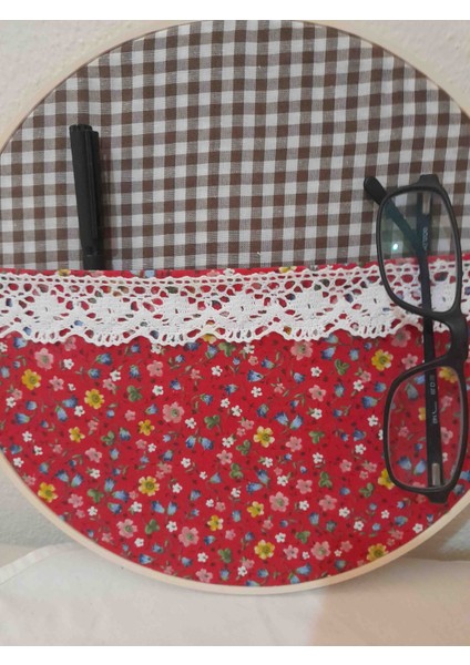 Kasnakta Nostalji /el Yapımı - Kumaş 27 cm Kasnak