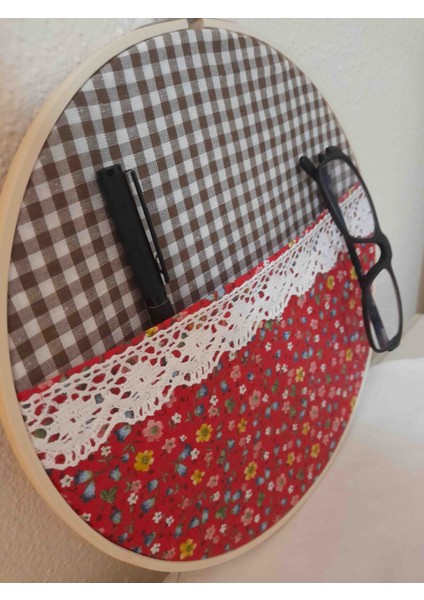 Kasnakta Nostalji /el Yapımı - Kumaş 27 cm Kasnak