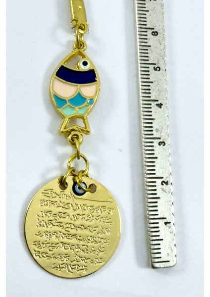 Renkli Mineli Balık Metal Ayetel Kürsi Araba Dikiz Ayna Süsü, Yeni Araba Hediyesi modelleri