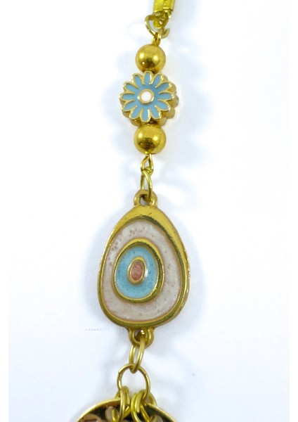 Çiçek Nazarlı Göz Metal Ayetel Kürsi Araba Dikiz Ayna Süsü, Yeni Araba Hediyesi fırsatları