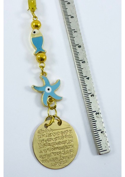 Balık Deniz Yıldızı Metal Ayetel Kürsi Araba Dikiz Ayna Süsü, Yeni Araba Hediyesi modelleri