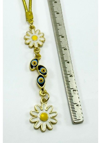 Nazarlı Salkım Papatyalı Araba Dikiz Ayna Süsü, Yeni Araba Hediyesi modelleri