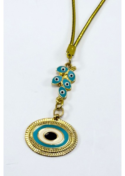 Mavi Salkım Nazar Metal Nazarlı Göz Araba Dikiz Ayna Süsü, Yeni Araba Hediyesi fiyatları