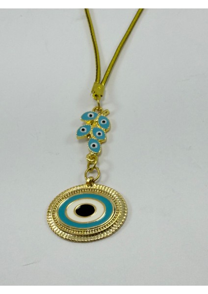 Mavi Salkım Nazar Metal Nazarlı Göz Araba Dikiz Ayna Süsü, Yeni Araba Hediyesi indirimleri