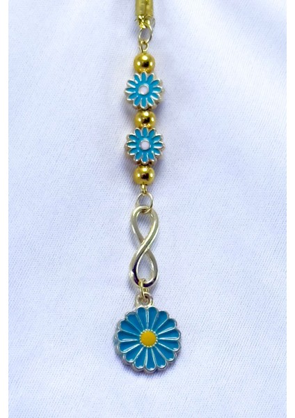 Mavi Papatya Araba Dikiz Ayna Süsü, Yeni Araba Hediyesi indirimleri