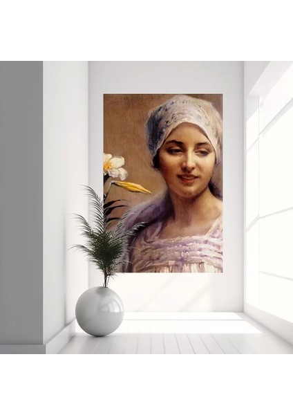 Mor Duygular Kanvas Tablo