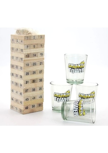 Jenga Shot Bardak Oyunu Model 2