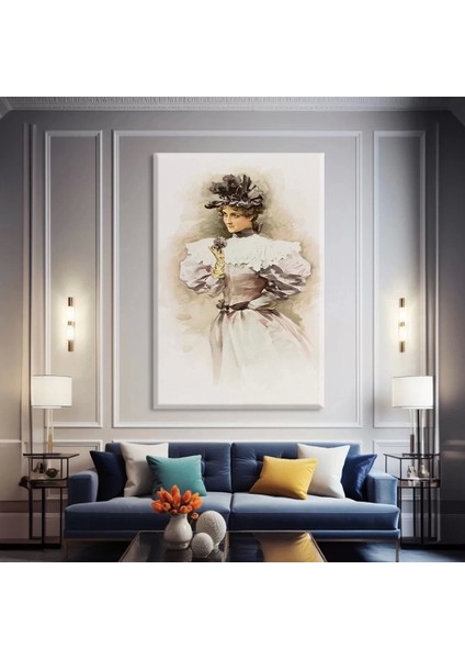 Zarif Portre Kanvas Tablo fiyatları