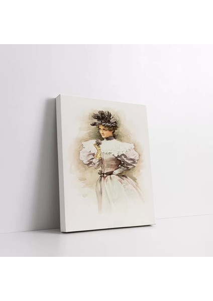 Zarif Portre Kanvas Tablo modelleri
