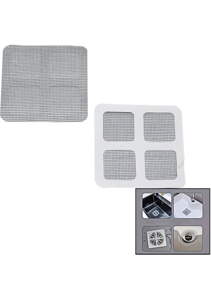 Gider Kapak Yapışkanlı Tel Süzgeç 10X10CM