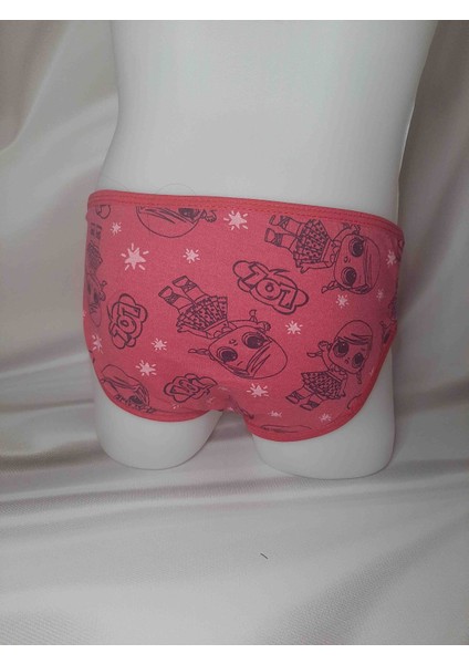 Pembe Desenli Likralı Kız Çocuk Rahat Kullanışlı Külot modelleri