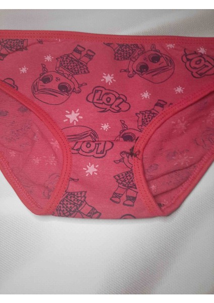 Pembe Desenli Likralı Kız Çocuk Rahat Kullanışlı Külot fırsatları