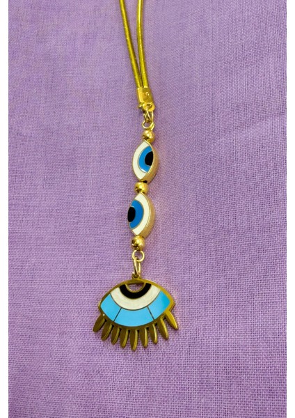 Çerçeveli Nazar Boncuklu Göz Figürlü Araba Dikiz Ayna Süsü fırsatları