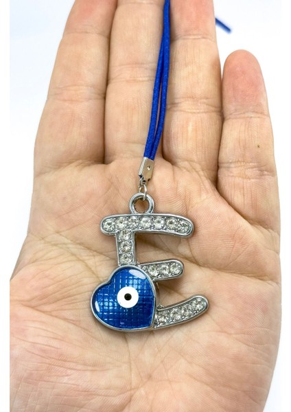 Nazar Boncuklu E Harfi Araba Dikiz Ayna Süsü Metal Hediyelik Aksesuar fiyatları