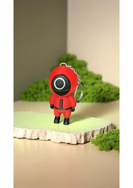 Squid Game Daire Asker Anahtarlık Hediyelik (1 Adet Asker)