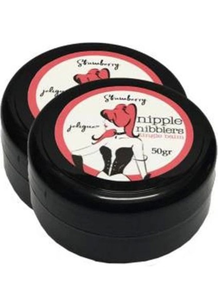 Hintohu Nipple Nibblers Tingle Balm Strawberry Flavored 50ML Çilekli Göğüs Bakım Kremi 2 Adet