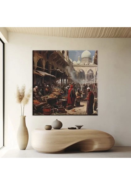 Zanaatkârlar Çalışırken Kanvas Tablo