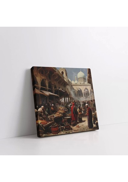 Zanaatkârlar Çalışırken Kanvas Tablo modelleri