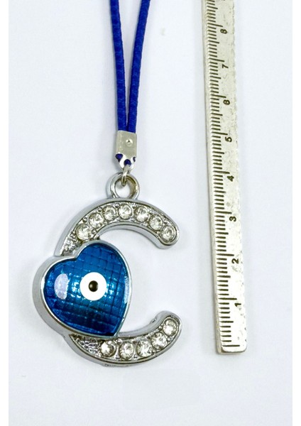 Nazar Boncuklu C Harfi Araba Dikiz Ayna Süsü Metal Hediyelik Aksesuar modelleri