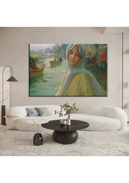 Gondolun Yolcusu Kanvas Tablo