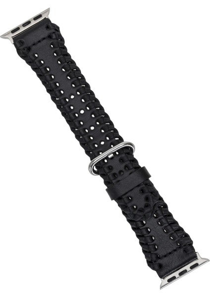 Apple Watch Uyumlu Deri Kordon 42-44-45MM SM43 Rst1 modelleri