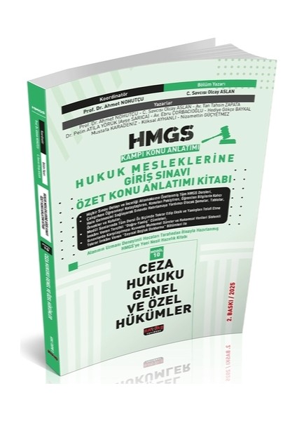 Hmgs Özet Konu Anlatımı Ceza Hukuku Mart 2025