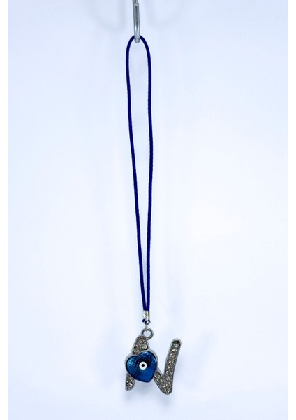 Nazar Boncuklu N Harfi Araba Dikiz Ayna Süsü Metal Hediyelik Aksesuar indirimleri