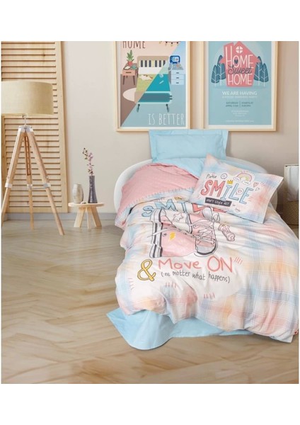 Cotton Box Genç Ranforce Nevresim Takımı Tek Kişilik Smile Mint fiyatları