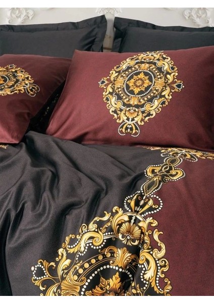 Cotton Box Palace Saten Çift Kişilik Nevresim Takımı Ebren Antrasit fiyatları