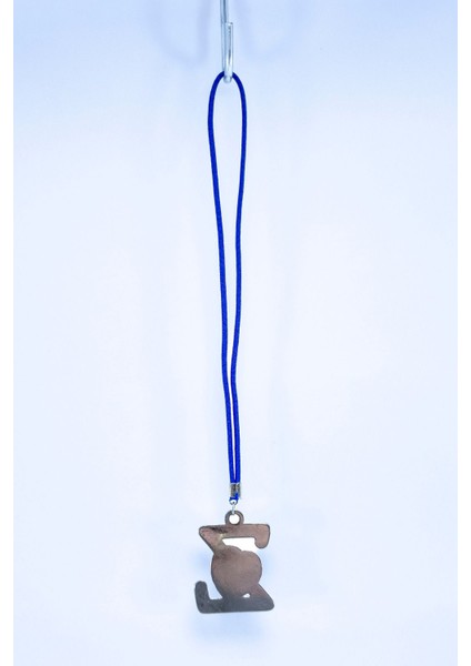 Nazar Boncuklu Z Harfi Araba Dikiz Ayna Süsü Metal Hediyelik Aksesuar