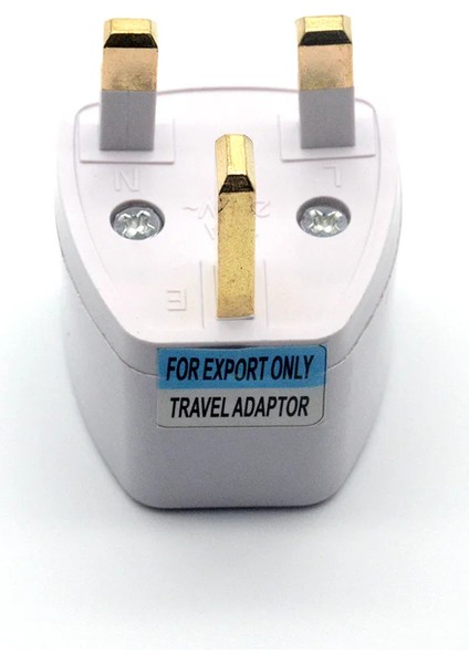 3 Pin Ingiltere Hk Ac Seyahat Güç Fişi Abd/ab/au Ingiltere/hk 3 Pin Soket Dönüştürücü Fiş Adaptörü Seyahat Kullanımı Için
