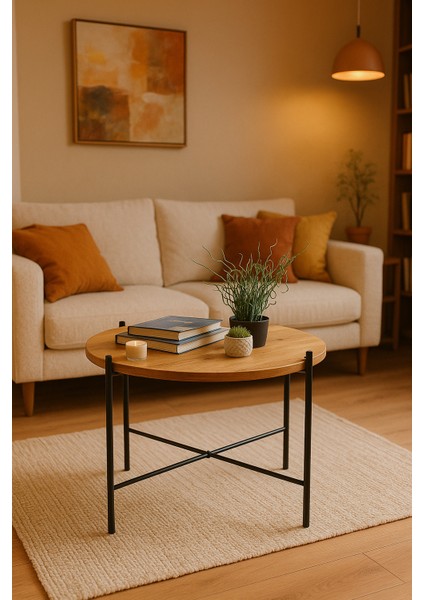 Yuvarlak Orta Sehpa Yan Sehpa