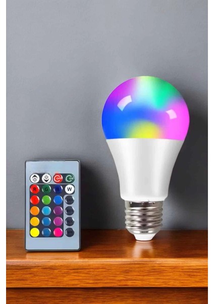 Renk Değiştirebilen Rgb Işıklı LED Ampul A+Enerji 15 Watt LED Işık modelleri