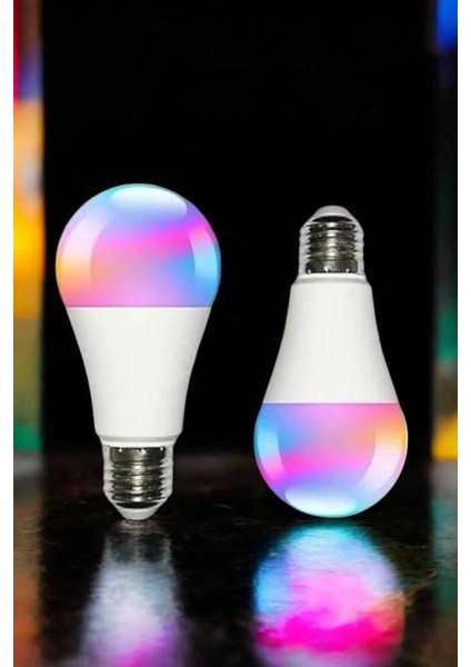 Renk Değiştirebilen Rgb Işıklı LED Ampul A+Enerji 15 Watt LED Işık fırsatları